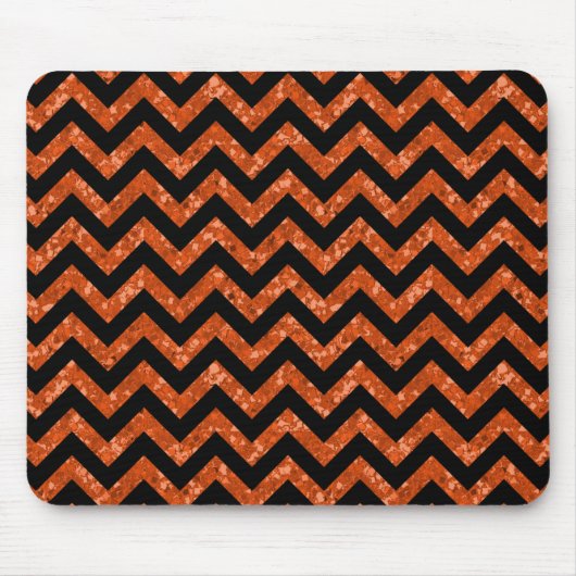 Chevron Glitter Kijk Mousepad Muismat (Voorkant)