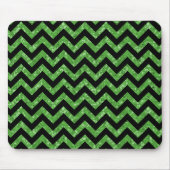 Chevron Glitter Kijk Mousepad Muismat (Voorkant)