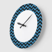 Chevron Glitter Kijk naar de muur Grote Klok (Hoek)