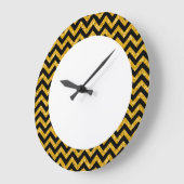 Chevron Glitter Kijk naar de muur Grote Klok (Hoek)