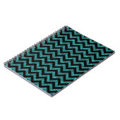 Chevron Glitter Kijk Notitieboek (Linkerzijde)