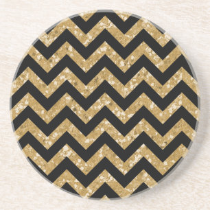 Chevron Glitter Kijk Onderzetter