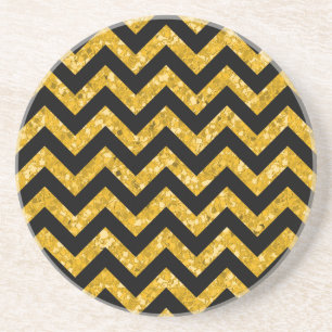 Chevron Glitter Kijk Onderzetter