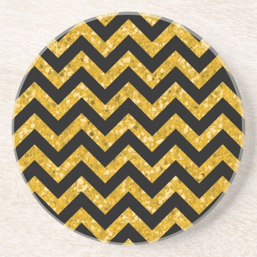 Chevron Glitter Kijk Onderzetter (Voorkant)