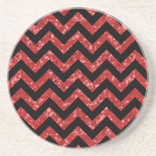 Chevron Glitter Kijk Onderzetter (Voorkant)