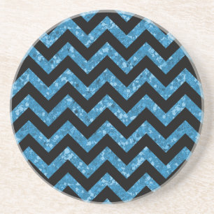 Chevron Glitter Kijk Onderzetter