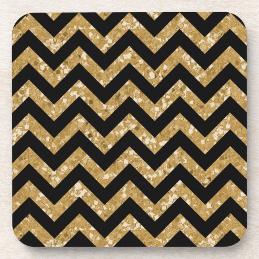 Chevron Glitter Kijk Onderzetters (Voorkant)