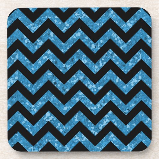 Chevron Glitter Kijk Onderzetters (Voorkant)