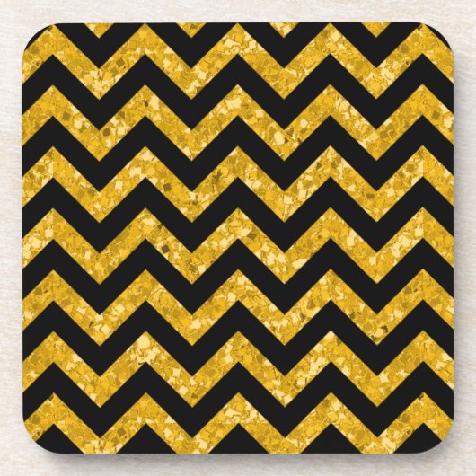 Chevron Glitter Kijk Onderzetters (Voorkant)