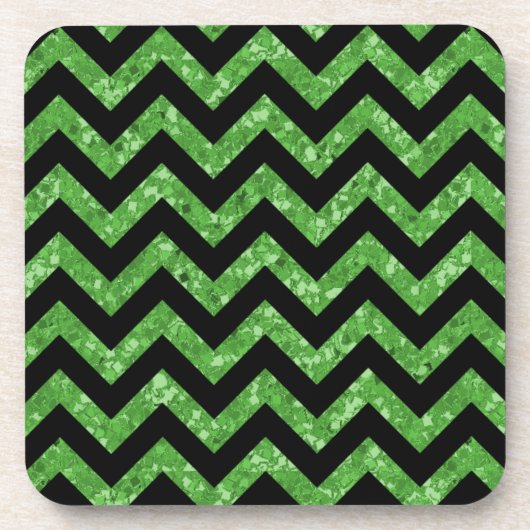 Chevron Glitter Kijk Onderzetters (Voorkant)
