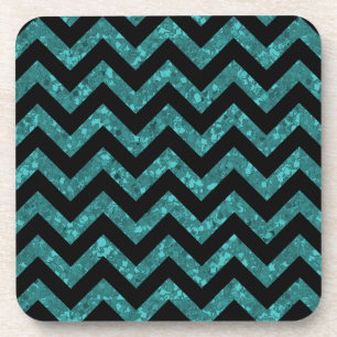 Chevron Glitter Kijk Onderzetters