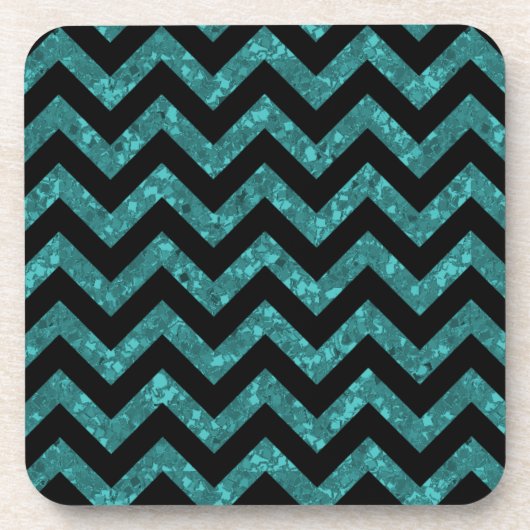 Chevron Glitter Kijk Onderzetters (Voorkant)