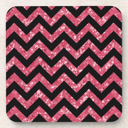 Chevron Glitter Kijk Onderzetters (Voorkant)