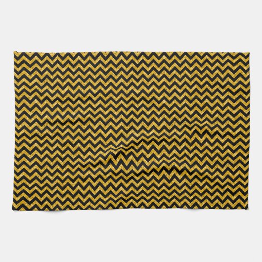 Chevron Glitter Kijk Towel Theedoek (Horizontaal)