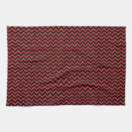 Chevron Glitter Kijk Towel Theedoek (Horizontaal)