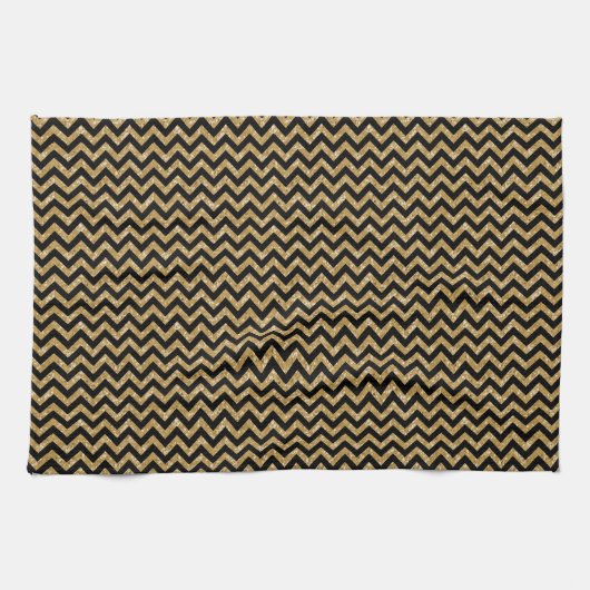 Chevron Glitter Kijk Towel Theedoek (Horizontaal)