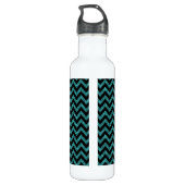 Chevron Glitter Kijk Waterfles (Achterkant)