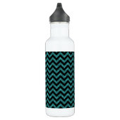 Chevron Glitter Kijk Waterfles (Rechts)