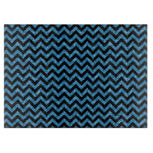 Chevron Glitter-knipkaart Snijplank (Voorkant)