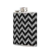 Chevron Glitter Let Flask Heupfles (Links)