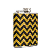 Chevron Glitter Let Flask Heupfles (Rechts)