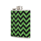 Chevron Glitter Let Flask Heupfles (Links)