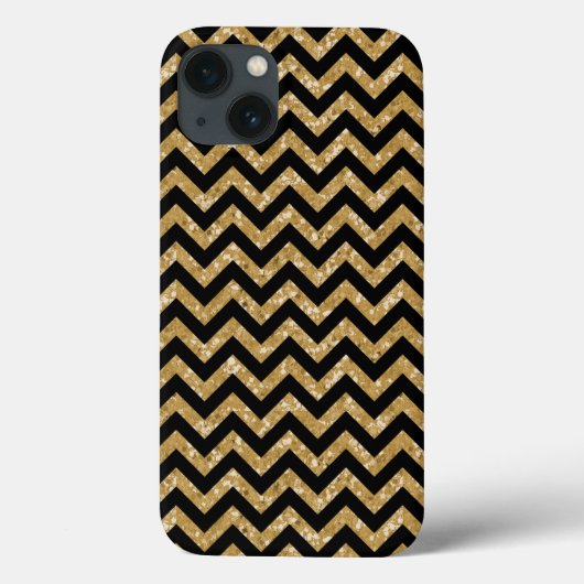 Chevron Glitter Let iPad Air BT Hoesje (Achterkant)