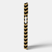 Chevron Glitter Let iPad Air BT Hoesje (Achterkant / Rechts)