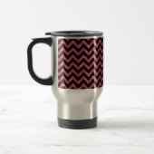 Chevron Glitter look Travel Mug Reisbeker (Links)