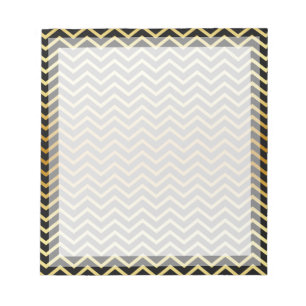 Chevron Gold Boarder Foto lijst Notitieblok