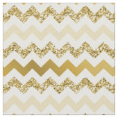Chevron Gold Gradient Fabric Stof (Close Up)