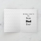 Chevron Greatest Dad Ever Kaart (Binnen)