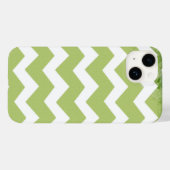 Chevron Green White Pattern Case-Mate iPhone Case (Achterkant (horizontaal))