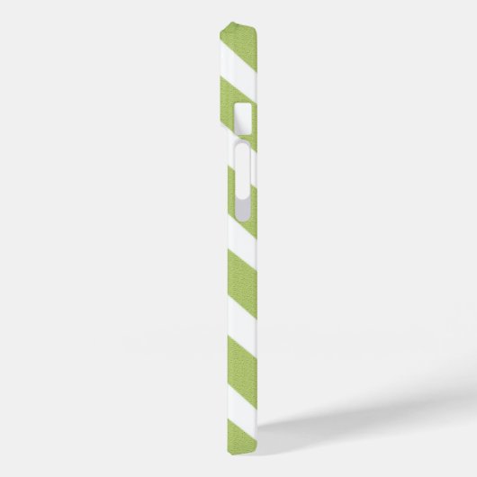Chevron Green White Pattern Case-Mate iPhone Case (Achterkant / Links)