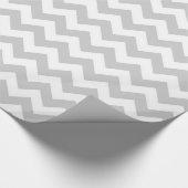 Chevron Grey Color Wrapping Paper (meerdere format Cadeaupapier (Hoek)