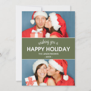 CHEVRON HOLIDAY HOLIDAIRE FOTOKAART FEESTDAGENKAART