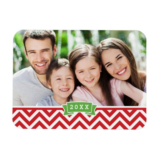 Chevron Holiday Keepomwille Photo Magnet Magneet (Horizontaal)