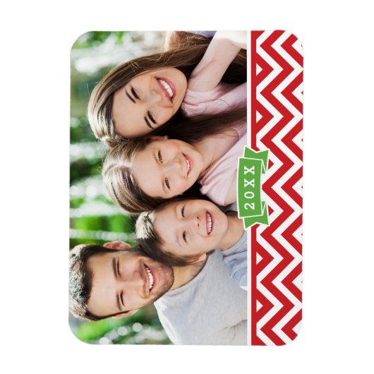 Chevron Holiday Keepomwille Photo Magnet Magneet (Verticaal)