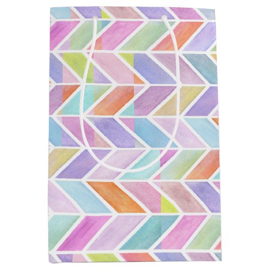 Chevron in Multi Medium Cadeauzakje (Voorkant)