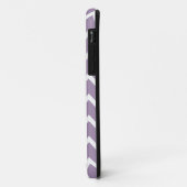 Chevron iPhone 5/5S Hoesje in Paarse Rhapsodie (Achterkant/links)