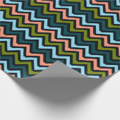 Chevron Kleuren  Cadeaupapier (Hoek)