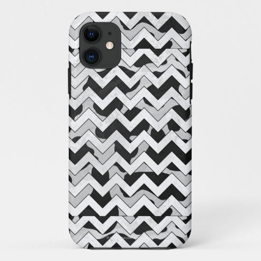 Chevron Koe Black en White Case-Mate iPhone Case (Achterkant)