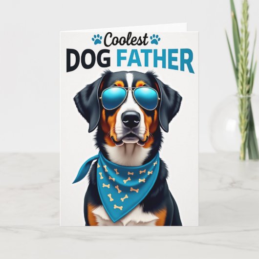 Chevron Koelste Vader Hond Kaart (Voorkant)