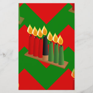 chevron kwanzaa briefpapier