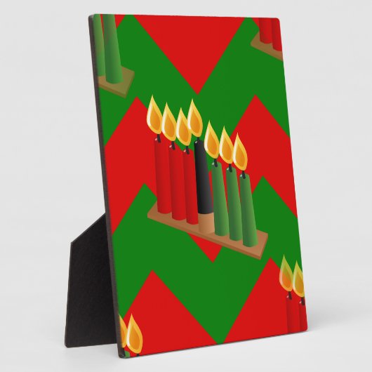 chevron kwanzaa fotoplaat (Zijkant)