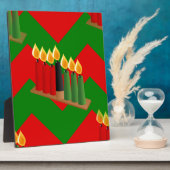 chevron kwanzaa fotoplaat (Zijkant)