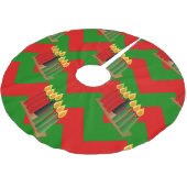 Chevron Kwanzaa Kerstmis Boom Rok Kerstboom Rok (Gekanteld)