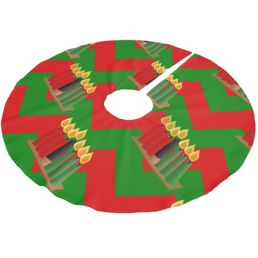 Chevron Kwanzaa Kerstmis Boom Rok Kerstboom Rok (Gekanteld)