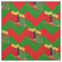 Chevron Kwanzaa Kerstmis stof