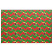 Chevron Kwanzaa Kerstmis stof (Fat Quarter)